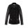 Marken-Bouclé-Lammnappaleder-Jacke, schwarz