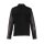 Marken-Bouclé-Lammnappaleder-Jacke, schwarz