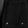 Marken-Bouclé-Lammnappaleder-Jacke, schwarz