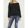 Sweter z falbankami, czarny