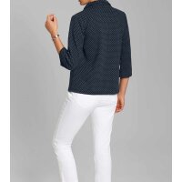 Jerseyblazer, marine-weiß