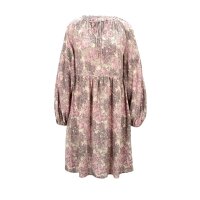Designer-Druck-Georgettekleid, altrosé