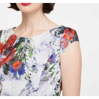 Sheath dress, white-multicolour