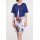 Sheath dress, white-multicolour
