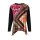 Blusenshirt, schwarz-bunt