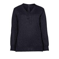 Designer-Feinstrickpullover, schwarz