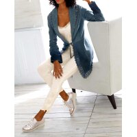 Designer-Skinny-Leggings m. Spitze, offwhite
