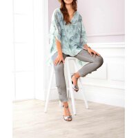 Designer-Skinny-Leggings m. Spitze, stein