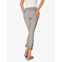 Designer-Skinny-Leggings m. Spitze, stein