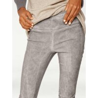 Designer-Skinny-Leggings m. Spitze, stein