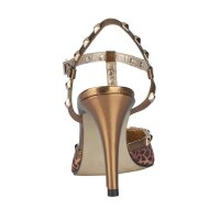 Goa nappa leather pumps, leopard