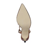 Goa nappa leather pumps, leopard