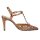 Goa nappa leather pumps, leopard