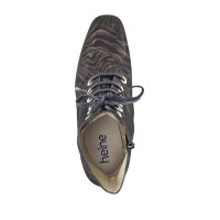 Stiefelette, schwarz-goldfarben