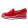 Rind-Lackleder-Slipper, rot