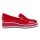 Rind-Lackleder-Slipper, rot