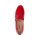 Rind-Lackleder-Slipper, rot