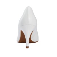 Ziegen-Nappaleder-Pumps, weiß