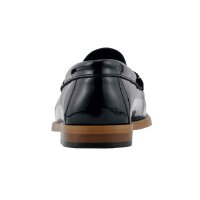 Patent leather slipper, black