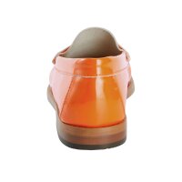 Patent leather slipper, orange