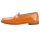 Patent leather slipper, orange