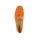 Patent leather slipper, orange
