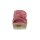 Nappaleder-Pantolette m. Lochmuster, himbeere