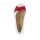 Nappa leather peeptoe, white-red