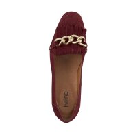 Velours slippers, rust red