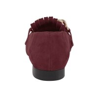 Velours slippers, rust red