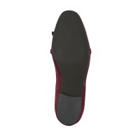 Velours slippers, rust red