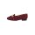 Velours slippers, rust red