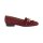 Velours slippers, rust red