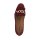 Velours slippers, rust red