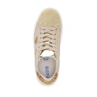 Sneaker, beige-goldfarben