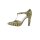 Strap pumps, yellow-black