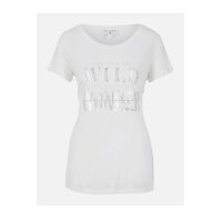Shirt with print, ecru