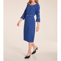 Dress, azure blue