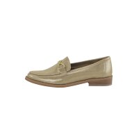 Slipper, taupe-gold coloured