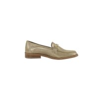 Slipper, taupe-gold coloured