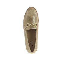 Slipper, taupe-gold coloured