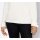 Sweater with trumpet sleeves and ornamental button, ecru