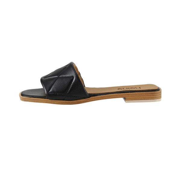 Nappa leather mule, black