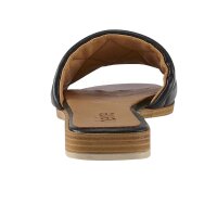 Nappa leather mule, black