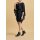 Kleid m. Chiffonüberwurf, schwarz
