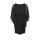 Kleid m. Chiffonüberwurf, schwarz