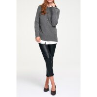 5-Pocket-Lammnappalederhose, schwarz