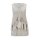 Flounce top with sequins, beige