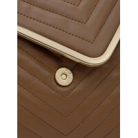 Tasche m. Steppung, braun