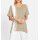 Ajour sweater with stone trim, beige-ecru